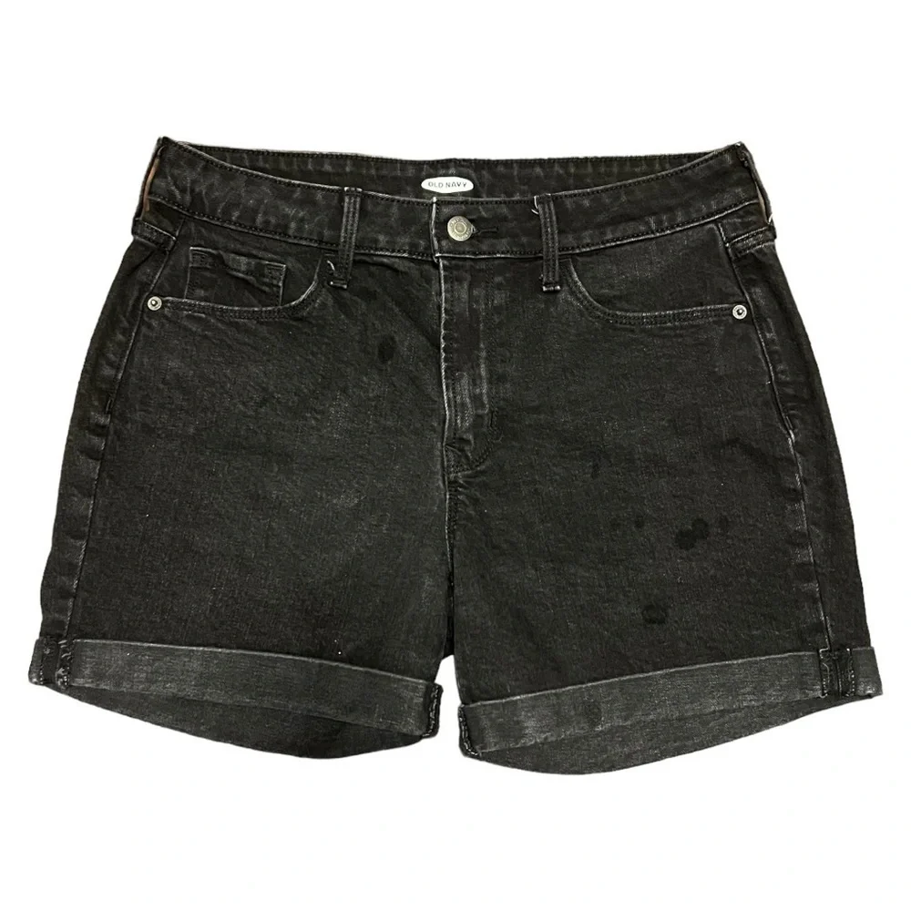 Old Navy black shorts size 8 excellent condition